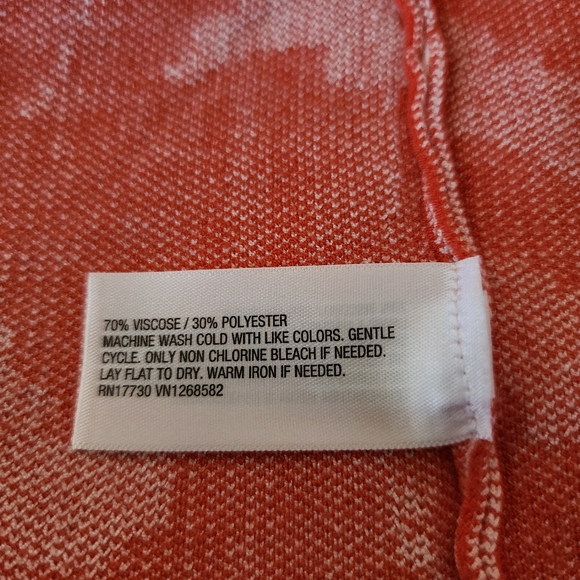 DVF Collared Sleeveless Ginkgo Cherry Tomato Sweaterknit Midi Wrap Dress NWT - Picture 9 of 9